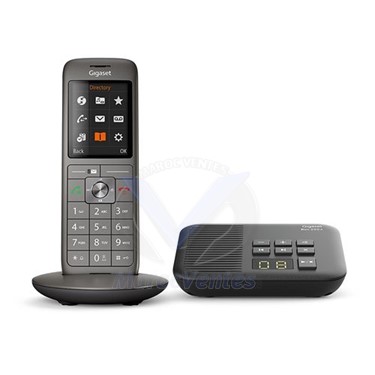 Gigaset CL660A, Téléphone sans fil, système de répondeur avec ID d'appelant, DECT\GAP, Graphite